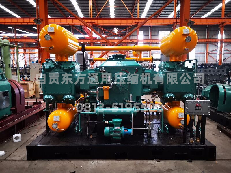 Coke oven gas compressor